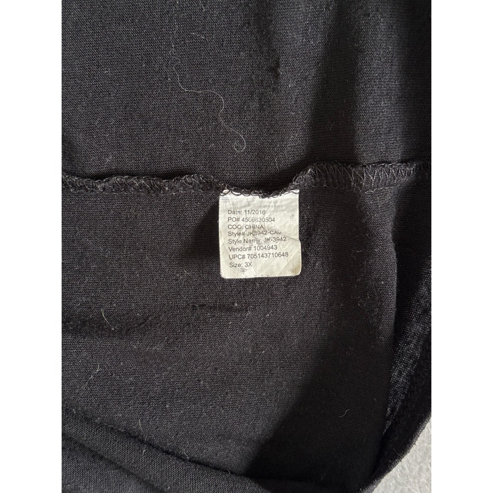 3X Tank Top Black Gray Strappy Racerback Activewear JK3942-CAV - Picture 6 of 8